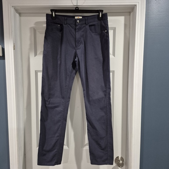 Marine Layer Other - Marine Layer Pants Mens 32x32 Blue Breeze Slim Straight 5 Pocket Office Stretch